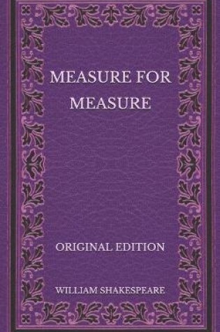 Cover of Measure for Measure - Original Edition