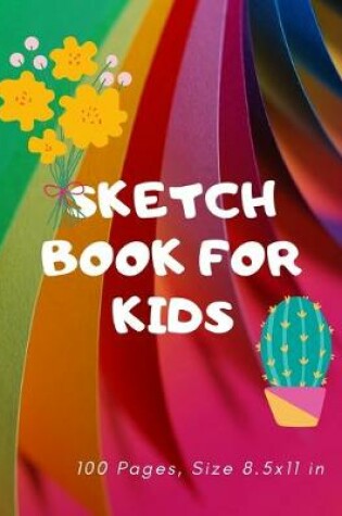 Cover of sketch book for kids