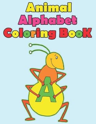 Book cover for Animal alphabet coloring book