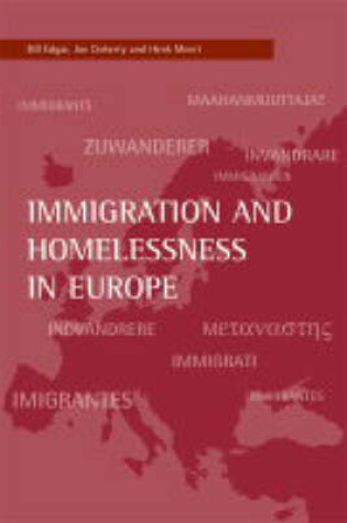 Cover of Immigration and homelessness in Europe