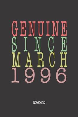 Book cover for Genuine Since March 1996