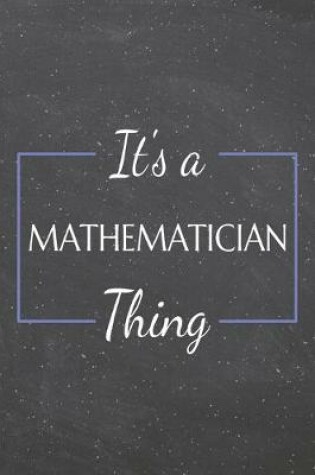 Cover of It's a Mathematician Thing