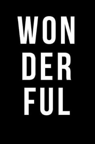 Cover of Wonderful