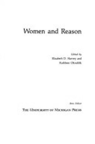 Cover of Women and Reason