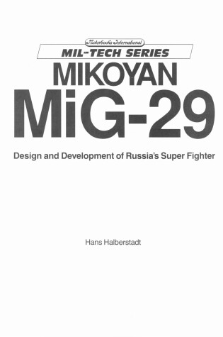 Cover of Mikoyan MiG-29