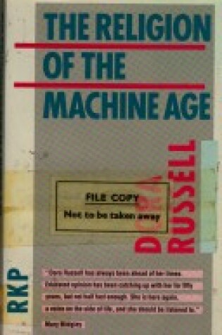 Cover of Religion of the Machine Age