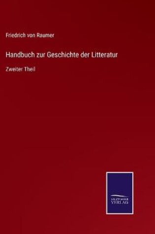 Cover of Handbuch zur Geschichte der Litteratur