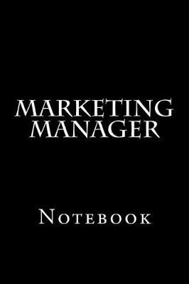 Book cover for Marketing Manager