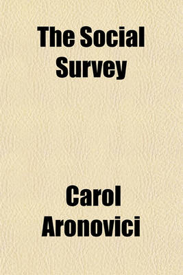 Book cover for The Social Survey