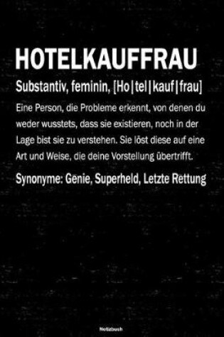 Cover of Hotelkauffrau Notizbuch