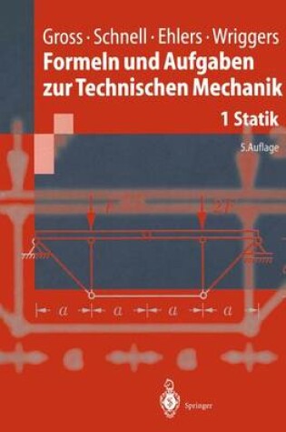Cover of Formeln Und Aufgaben Zur Technischen Mechanik