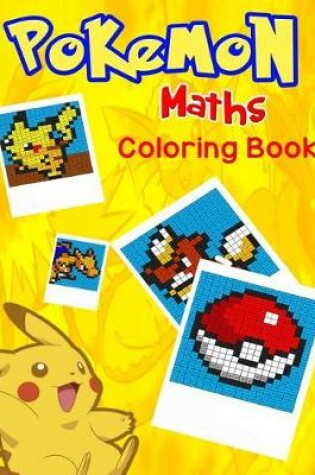Cover of Pokemon Maths Coloring Book