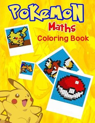 Book cover for Pokemon Maths Coloring Book