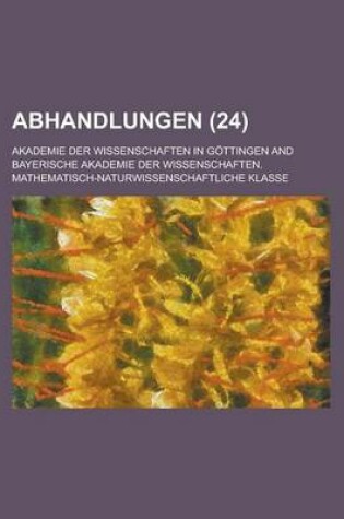 Cover of Abhandlungen (24)