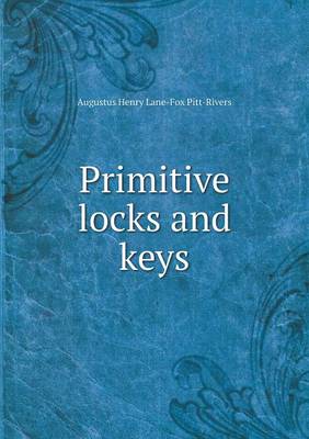 Book cover for Primitive locks and keys