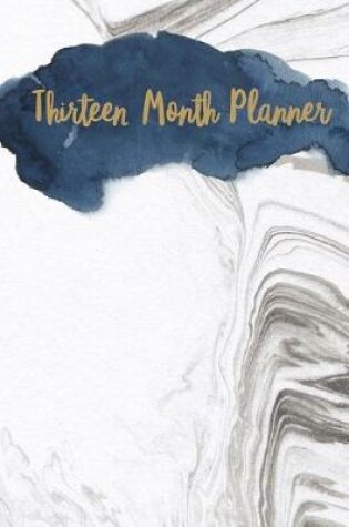 Cover of Thirteen Month Planner