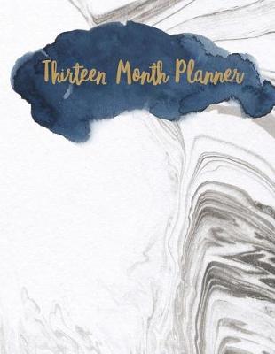 Book cover for Thirteen Month Planner