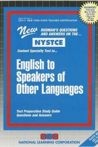 Cover of English to Speakers of Other Languages