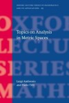 Book cover for Topics on Analysis in Metric Spaces