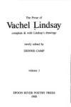 Book cover for The Prose of Vachel Lindsay