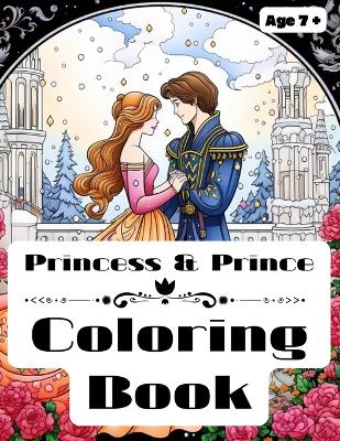 Book cover for Princess and Prince Coloring Book