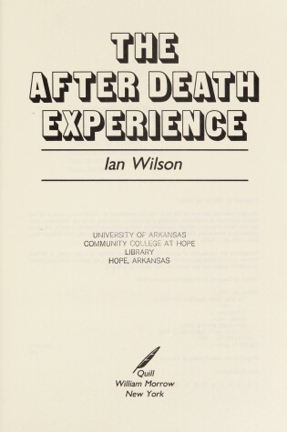 Cover of After Death Experien