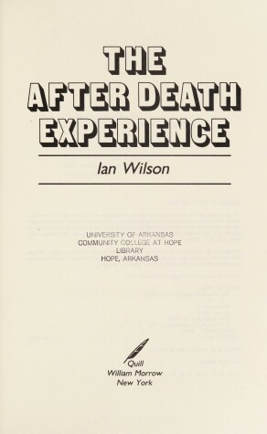 Book cover for After Death Experien