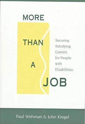 Book cover for More Than a Job