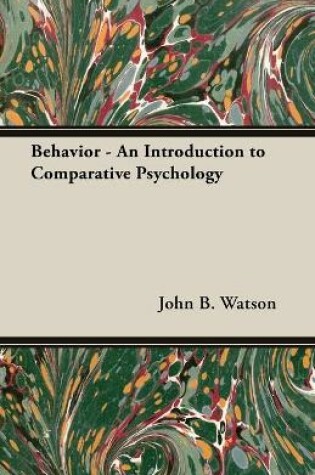 Cover of Behavior