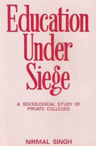 Cover of Education Under Siege