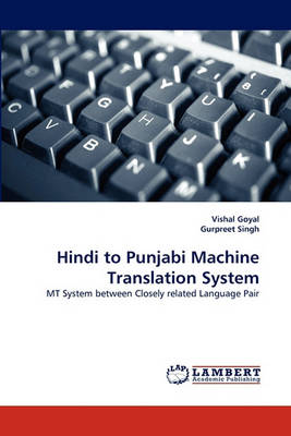 Book cover for Hindi to Punjabi Machine Translation System