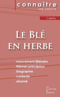 Book cover for Fiche de lecture Le Ble en herbe de Colette (Analyse litteraire de reference et resume complet)