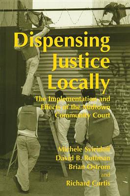 Book cover for Dispensing Justice Locally