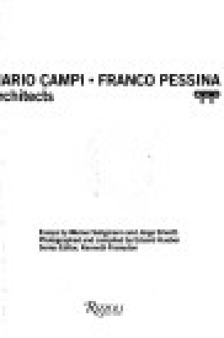 Cover of Mario Campi & Franco Pessina