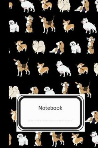 Cover of Notebook Dogs #2 Composition notebook, Journal, Diary (110 Pages, Blank, Unlined, 6 x 9)