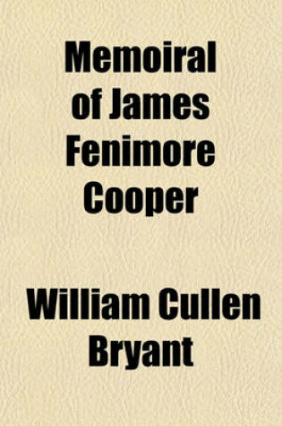 Cover of Memoiral of James Fenimore Cooper