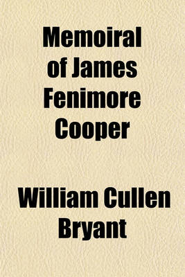 Book cover for Memoiral of James Fenimore Cooper