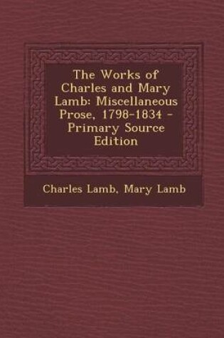Cover of The Works of Charles and Mary Lamb