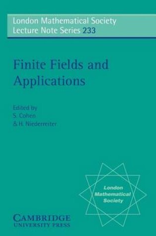 Cover of Finite Fields and Applications