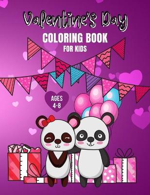 Book cover for Valentine's Day Coloring Book For Kids Ages 4-8