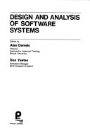 Book cover for Design and Analysis of Software Systems