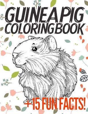 Book cover for Guinea Pig Coloring Book