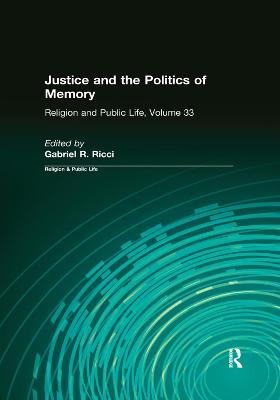 Book cover for Justice and the Politics of Memory