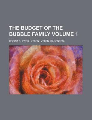 Book cover for The Budget of the Bubble Family Volume 1