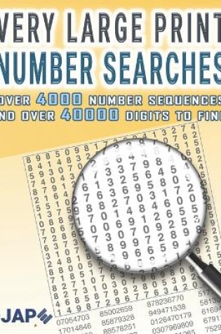 Cover of Very Large Print Number Searches