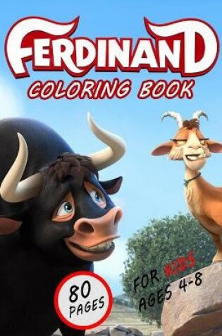 Cover of Ferdinand Coloring Book for kids ages 4-8