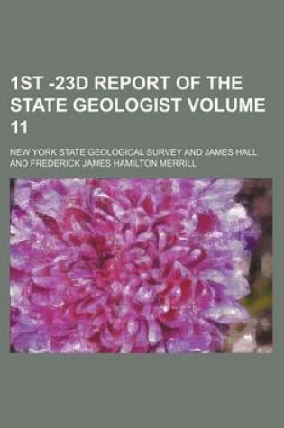 Cover of 1st -23d Report of the State Geologist Volume 11