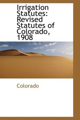Book cover for Irrigation Statutes