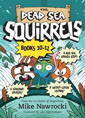 Book cover for The Dead Sea Squirrels Set Books 10--12: Risky River Rescue / A Twisty-Turny Journey / Babbleland Breakout