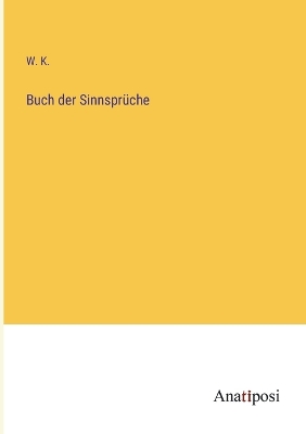 Book cover for Buch der Sinnsprüche